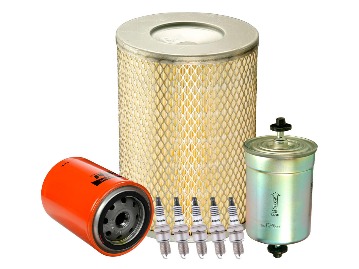Kit De Bujías Iridio Y Filtros Para Afinación Para Aceite Mineral (8 Piezas)