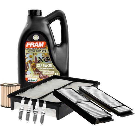 fram-autolite-kit-de-afinacion-con-aceite-sintetico-5w30-bujias-iridio-y-3-filtros-8-piezas-mazda-3-2006-2009-3-l4-2-0l-l4-2-3l-0