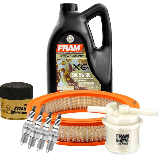 fram-autolite-kit-de-afinacion-con-aceite-sintetico-5w30-bujias-iridio-y-3-filtros-8-piezas-mazda-626-1983-1985-626-l4-2-0l-0