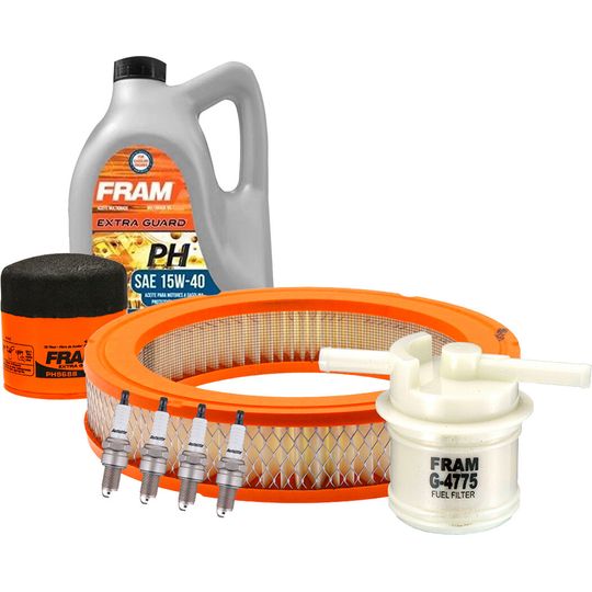 fram-autolite-kit-de-afinacion-con-aceite-mineral-15w40-bujias-platino-y-3-filtros-8-piezas-mazda-b2200-1987-1992-b2200-l4-2-2l-0