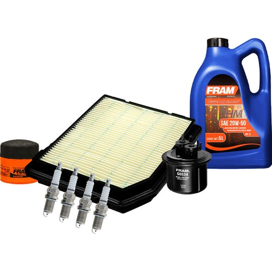fram-autolite-kit-de-afinacion-con-aceite-mineral-20w50-bujias-platino-y-3-filtros-8-piezas-honda-civic-1988-1991-civic-l4-1-5l-l4-1-6l-0