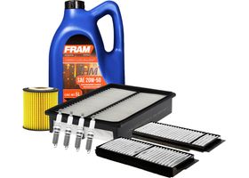 Kit De Afinación Con Aceite Mineral 20W50, Bujías Iridio Y 3 Filtros (8 Piezas)