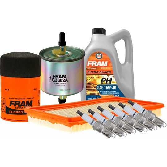 fram-autolite-kit-de-afinacion-con-aceite-mineral-15w40-bujias-cobre-y-3-filtros-10-piezas-ford-aerostar-1986-1997-aerostar-v6-3-0l-v6-4-0l-0