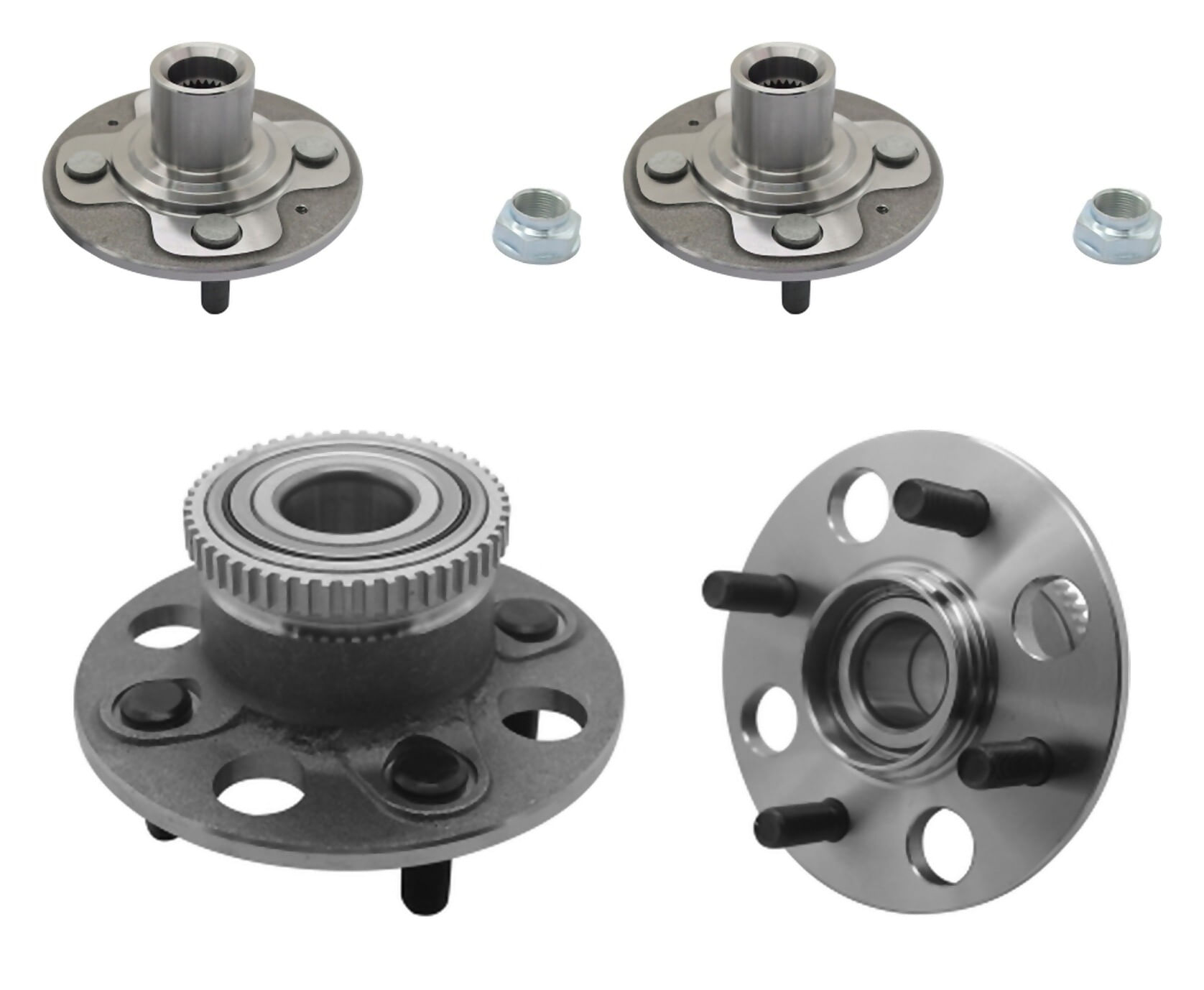 Kit De Mazas Rueda Delanteras Y Traseras Con Abs