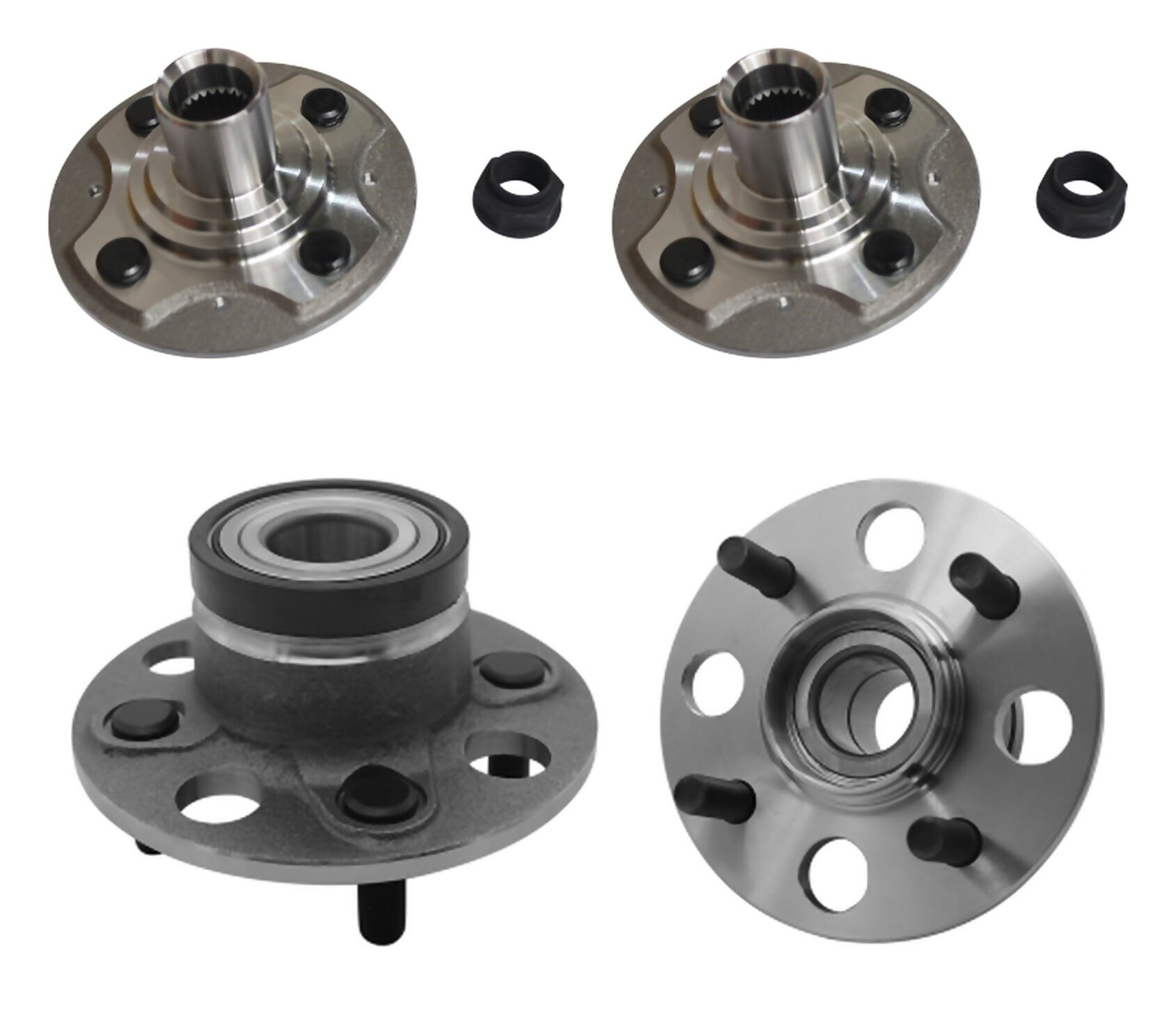 Kit De Mazas Rueda Delanteras Y Traseras Con Abs