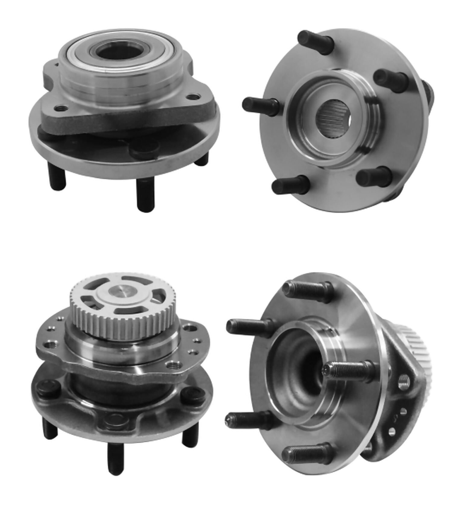 Kit De Mazas Rueda Delanteras Y Traseras Con Abs