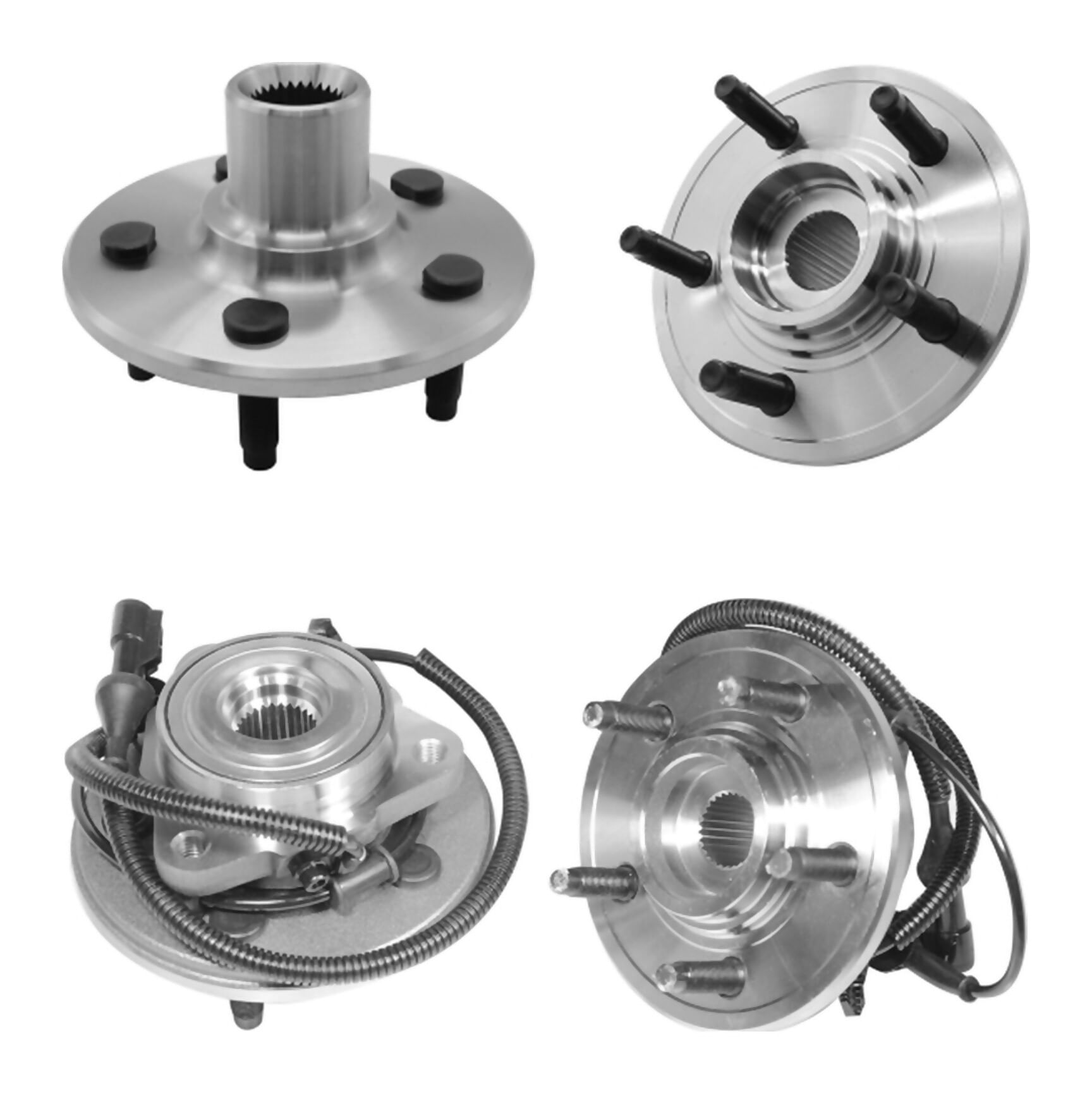 Kit De Mazas Rueda Delanteras Y Traseras Con Abs