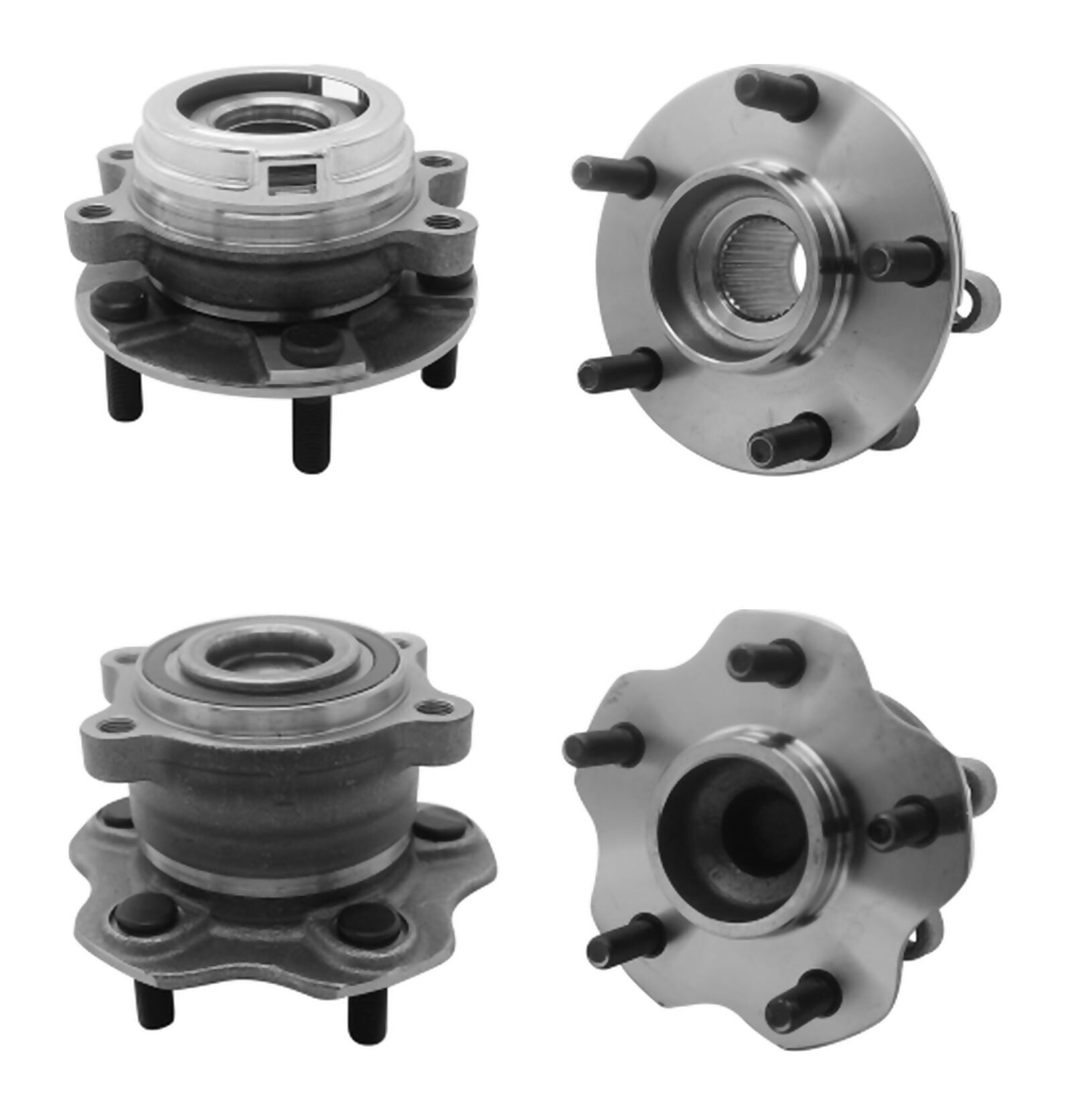 Kit De Mazas Rueda Delanteras Y Traseras Con Abs