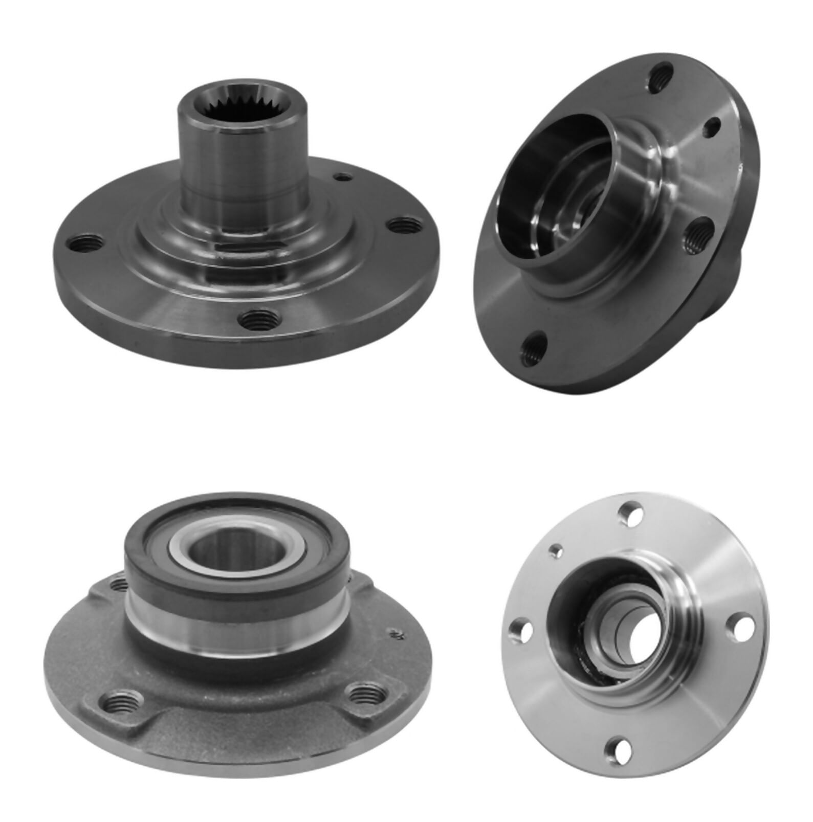 Kit De Mazas Rueda Delanteras Y Traseras Con Abs