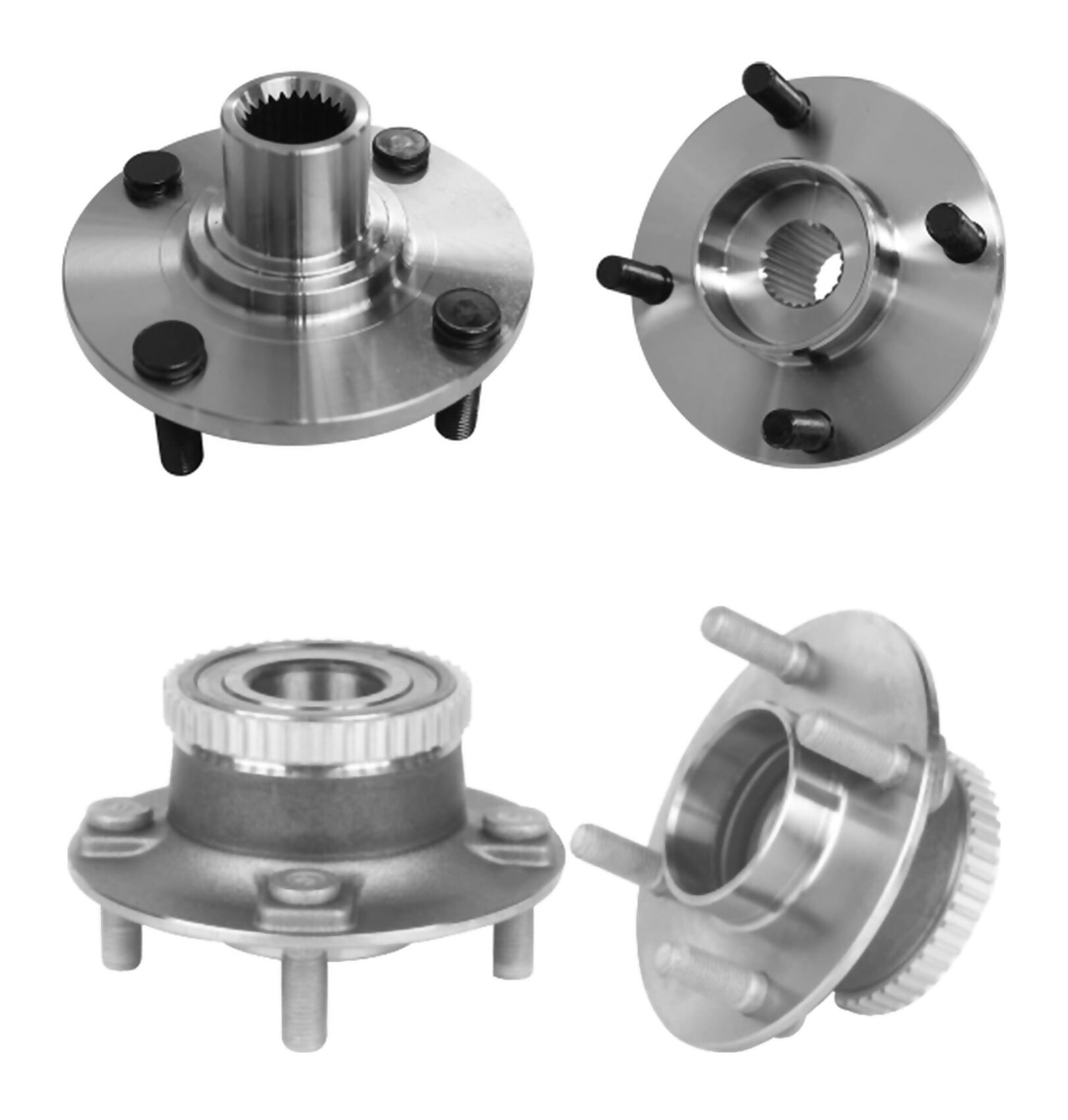Kit De Mazas Rueda Delanteras Y Traseras Con Abs