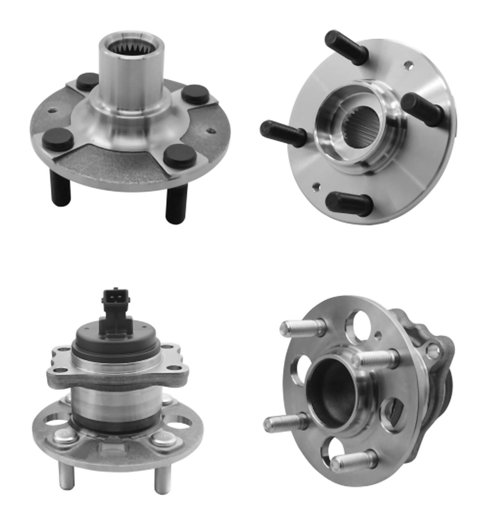 Kit De Mazas Rueda Delanteras Y Traseras Con Abs