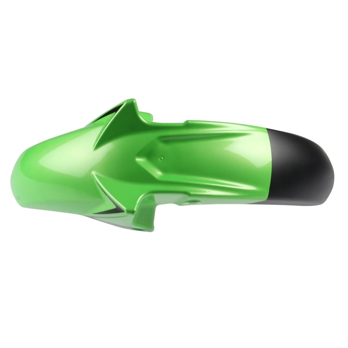 Salpicadera Verde Y Negro Delantera