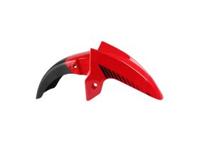 Salpicadera Roja Y Negro Delantera