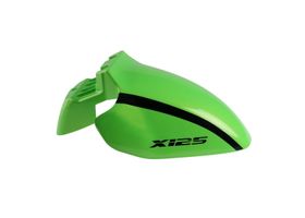 Salpicadera Verde Y Negro Delantera