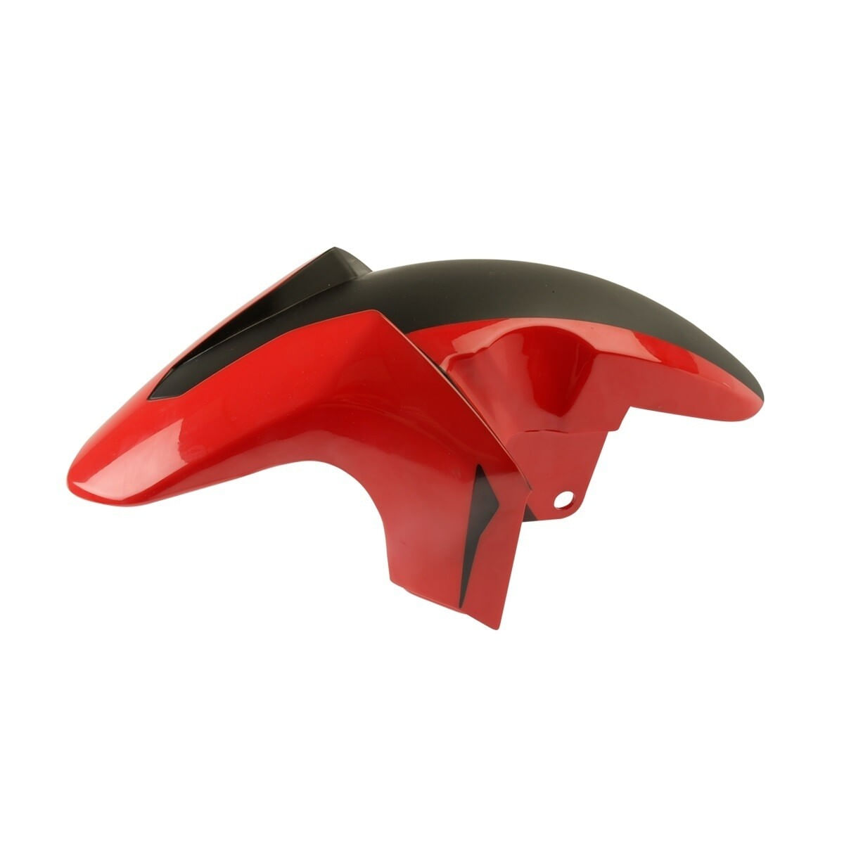 Salpicadera Roja Y Negro Delantera