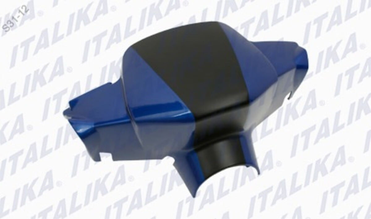 Cubierta Azul Con Negro Frontal