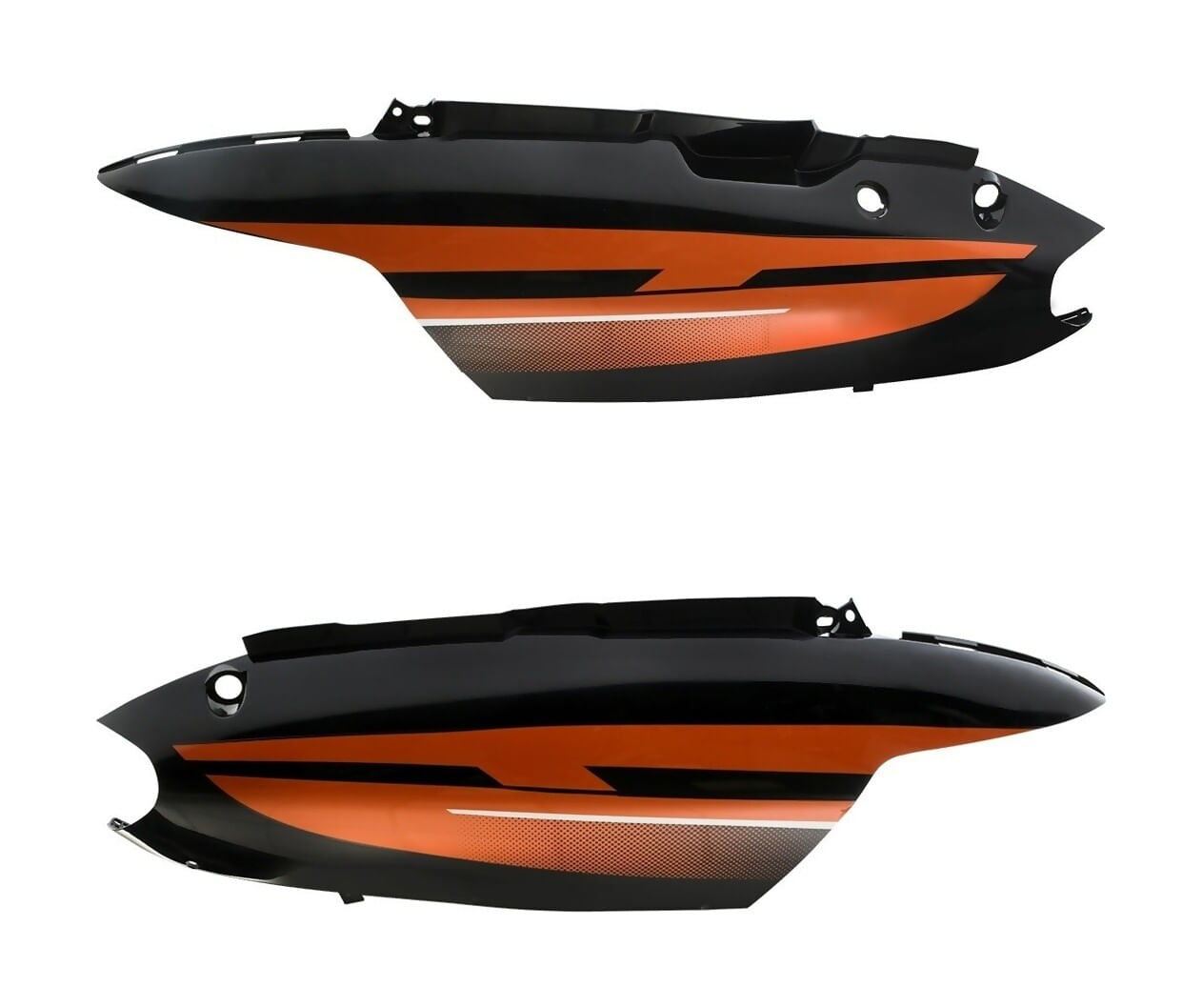 Par De Cubiertas Naranja Con Negro