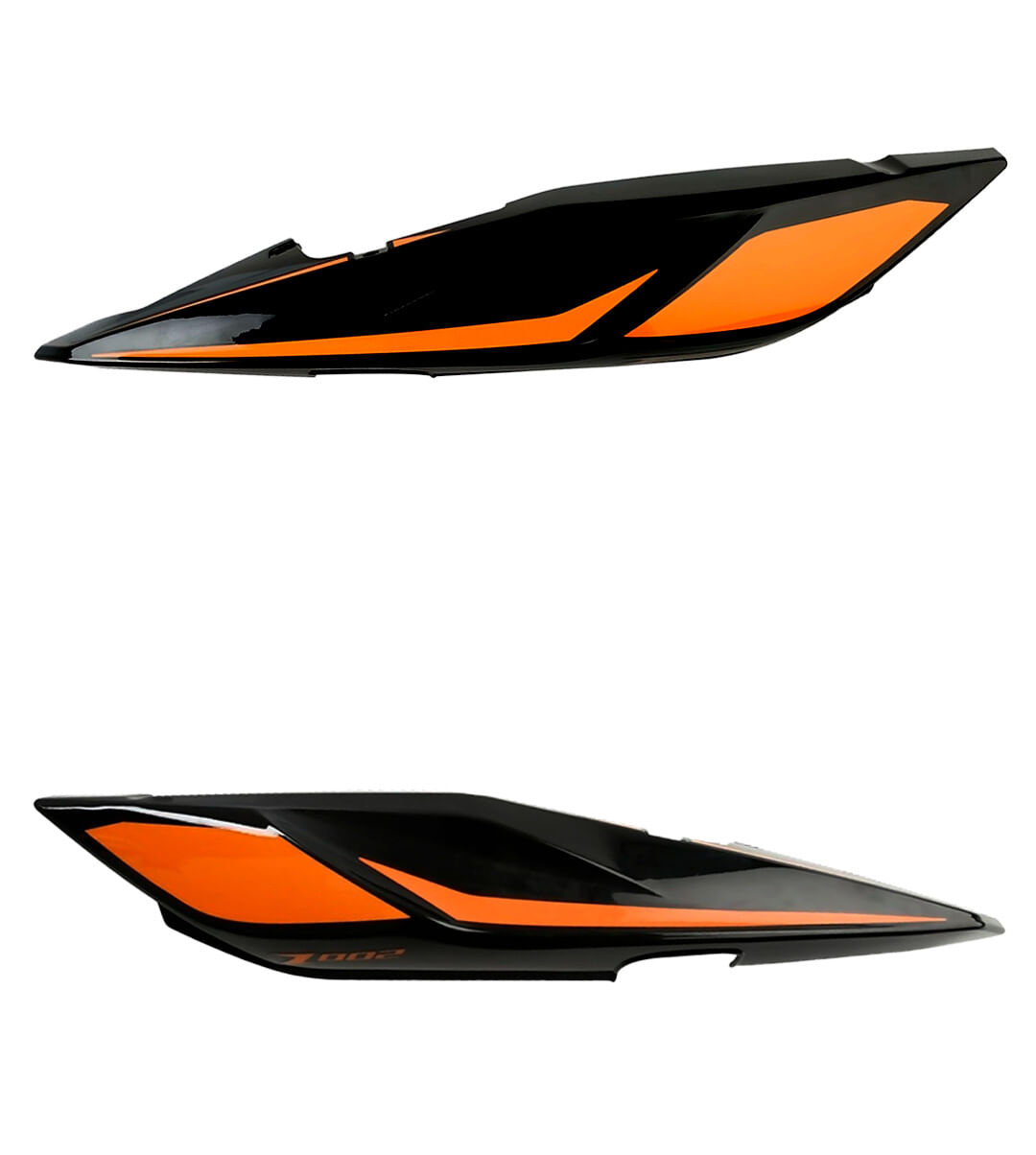 Par De Cubiertas Naranja Con Negro