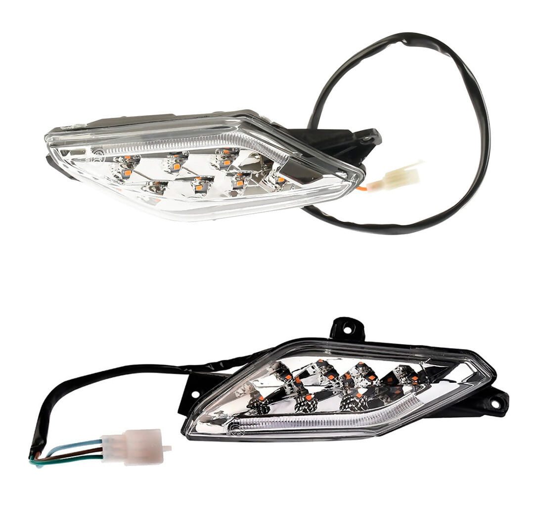 Par De Direccionales Con Leds Delanteras
