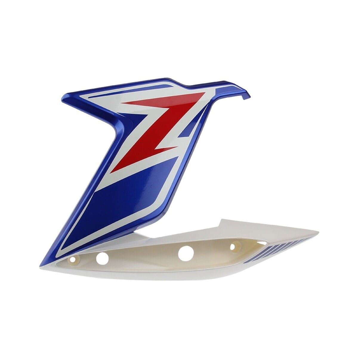 Cubierta De Tanque De Gasolina Azul Y Blanco Derecha