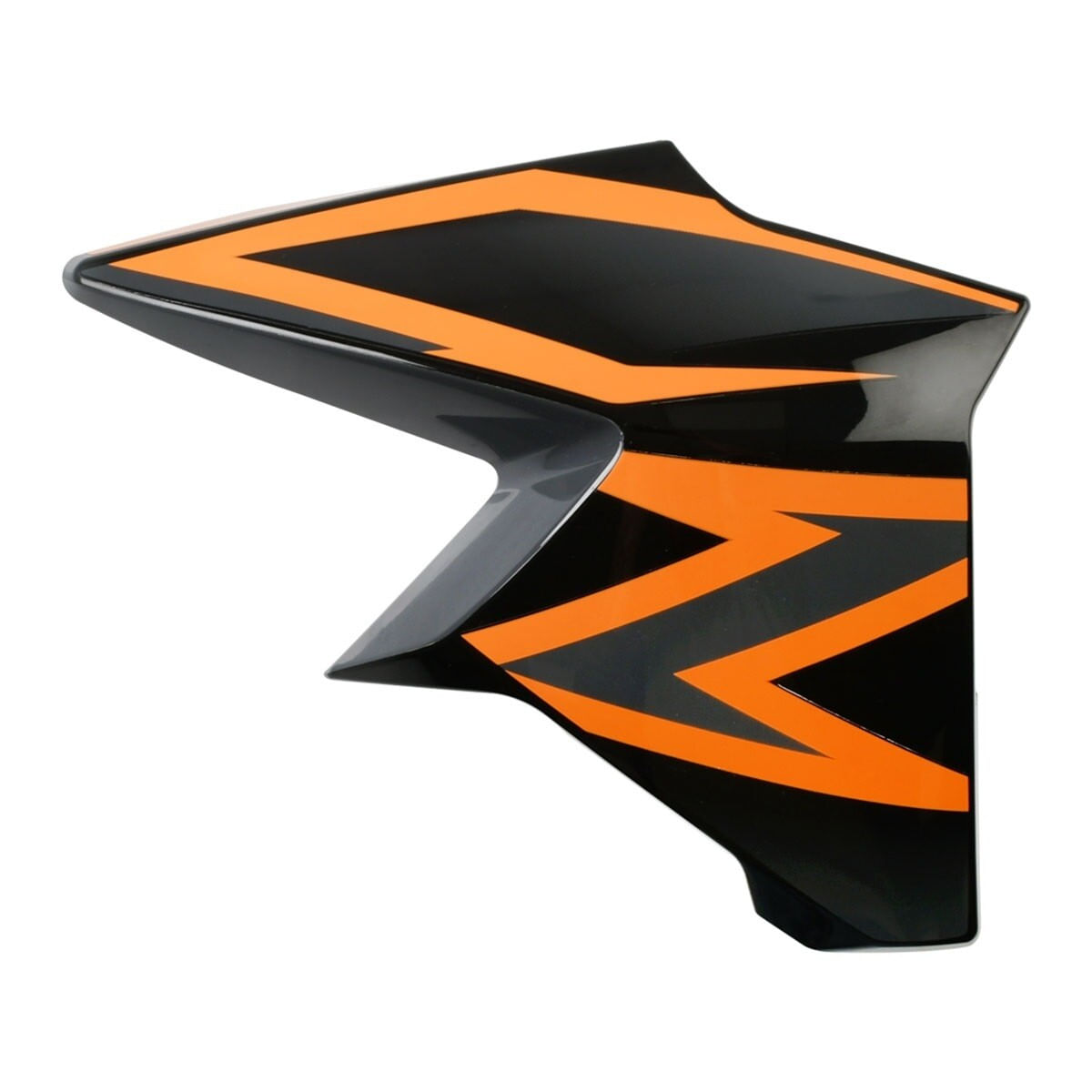 Cubierta De Tanque De Gasolina Naranja Y Negro Derecha