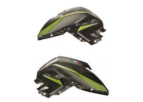 Par De Cubiertas De Tanque De Gasolina Grafito