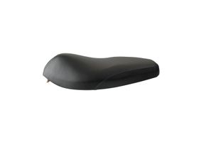 Asiento Negro Con Costura Blanca
