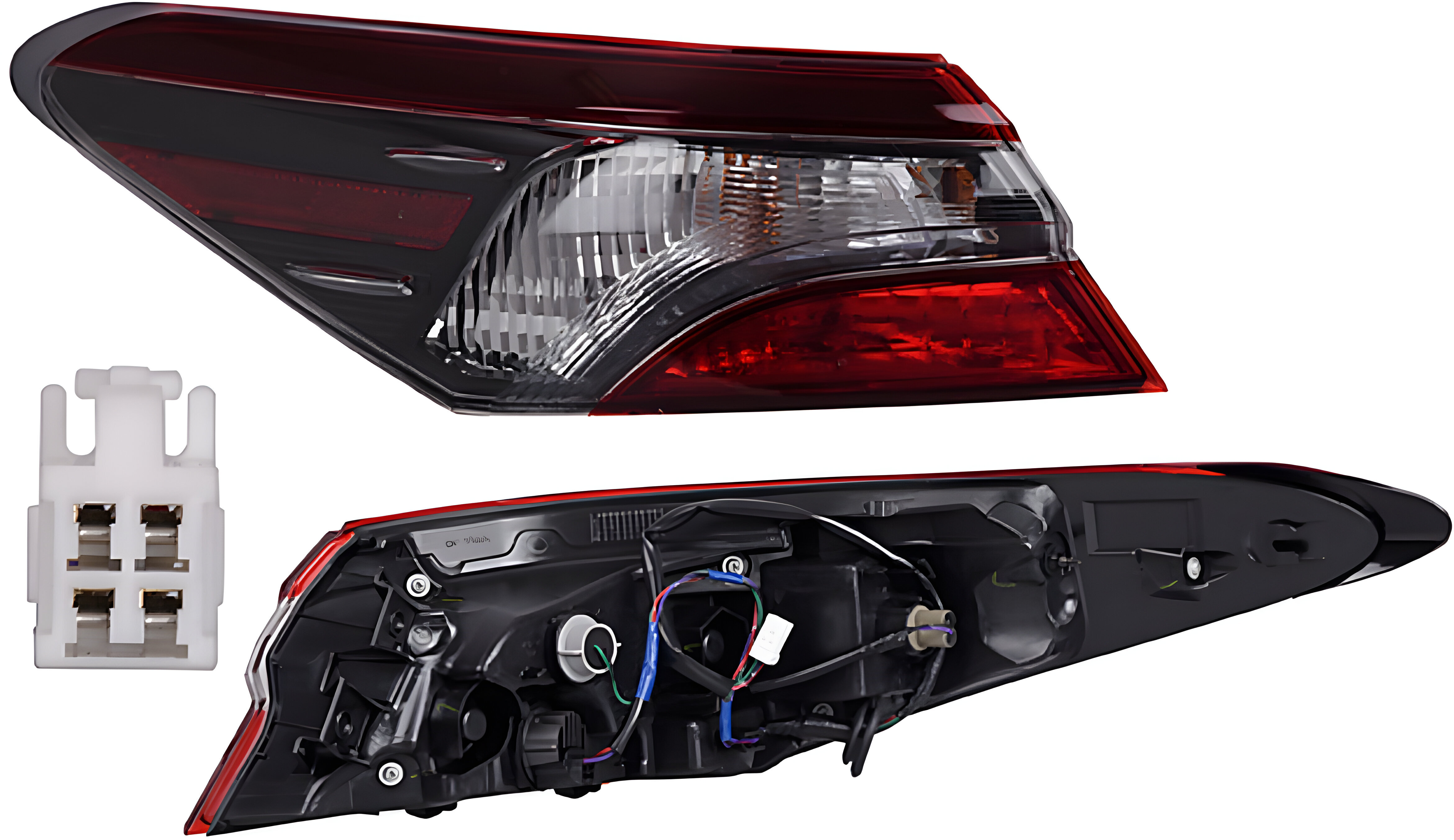 Calavera Exterior Con Leds Lado Conductor