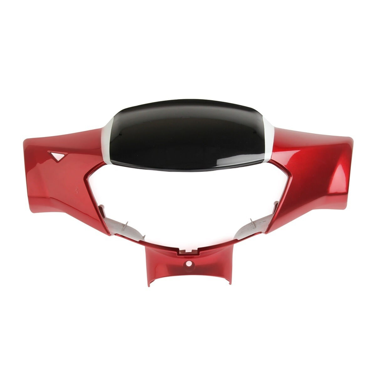 Cubierta De Manubrio Rojo Con Negro Frontal