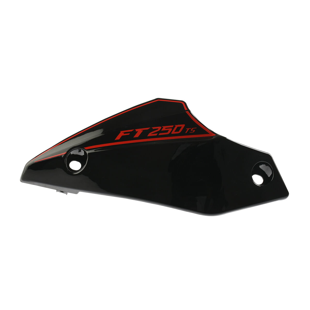 Cubierta Spoiler Rojo Con Negro Inferior Izquierda