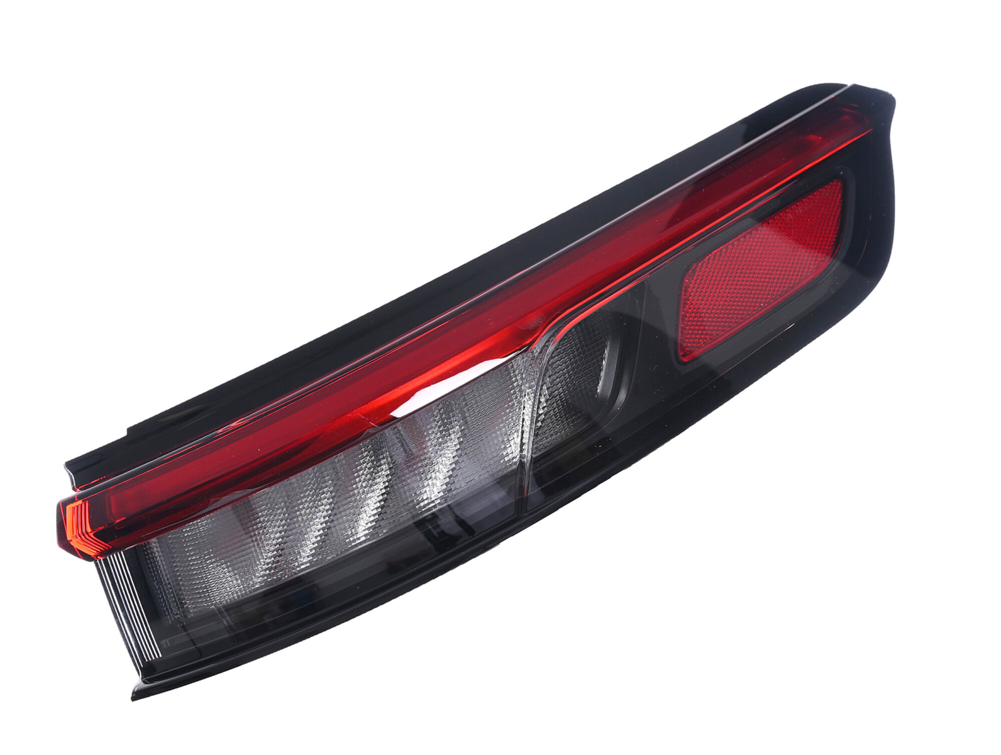 Calavera Exterior Filo Negro Con Leds Lado Pasajero