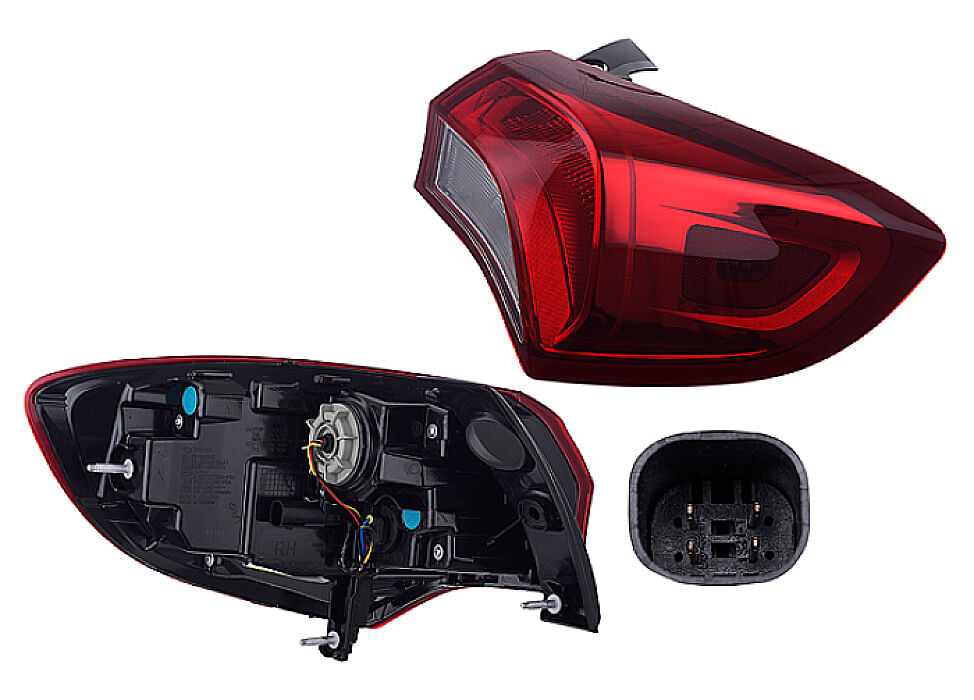 Calavera Exterior Con Leds Lado Pasajero