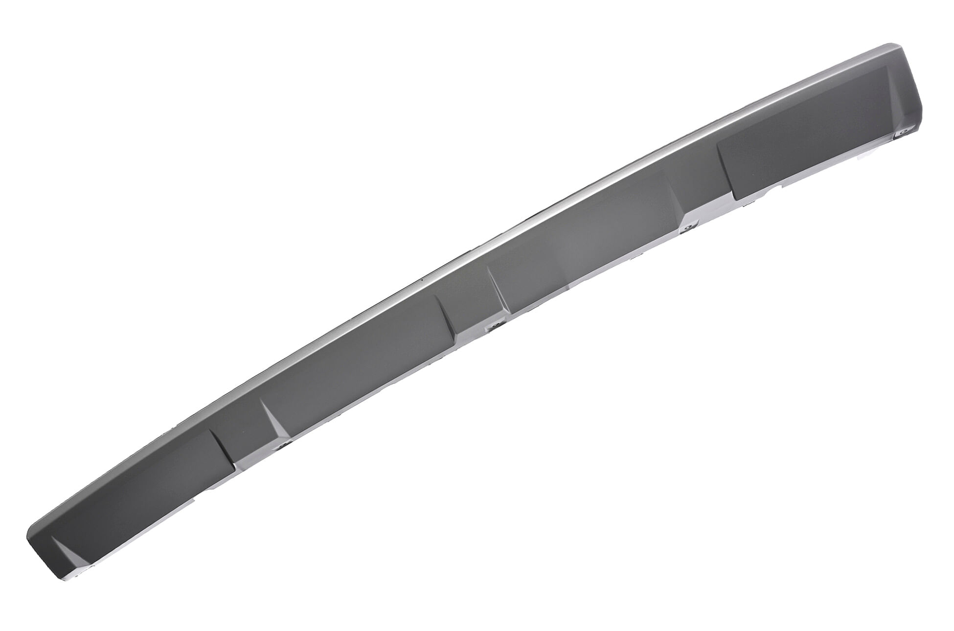 Moldura Para Spoiler Delantera Plateada