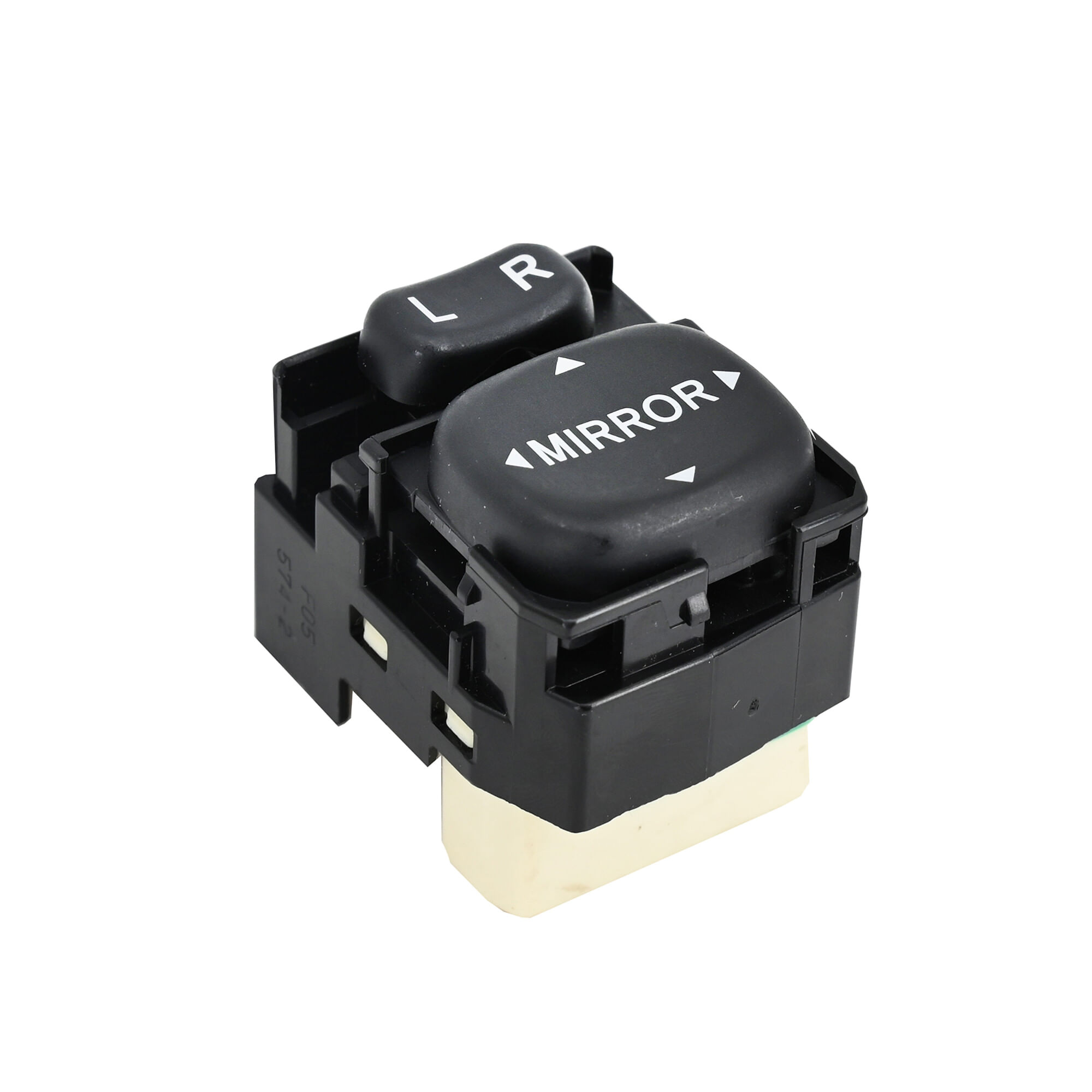 Interruptor Maestro Control De Espejo Negro