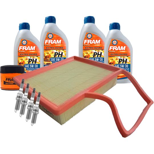 fram-autolite-kit-de-afinacion-con-aceite-mineral-5w30-bujias-doble-platino-y-2-filtros-10-piezas-chevrolet-aveo-2018-2022-aveo-l4-1-5l-0