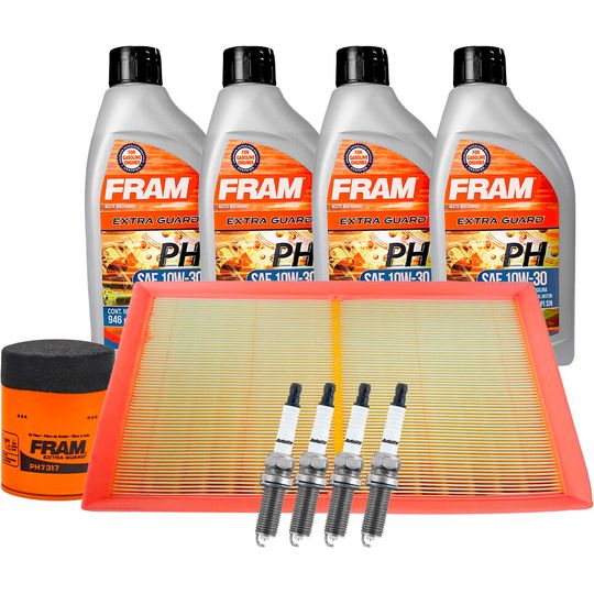fram-autolite-kit-de-afinacion-con-aceite-mineral-10w30-bujias-doble-platino-y-2-filtros-10-piezas-nissan-np300-2016-2022-np300-l4-2-5l-0