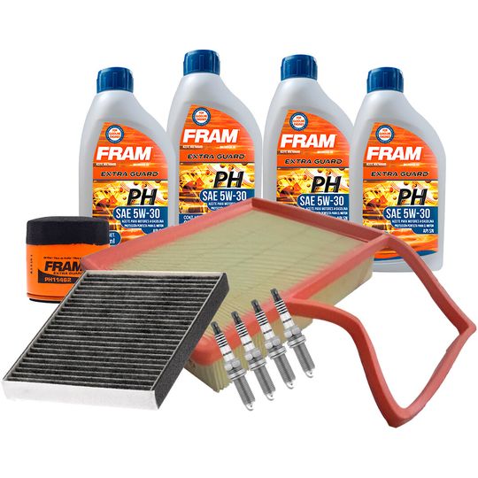 fram-autolite-kit-de-afinacion-con-aceite-mineral-5w30-bujias-doble-platino-y-3-filtros-11-piezas-chevrolet-aveo-2018-2022-aveo-l4-1-5l-0