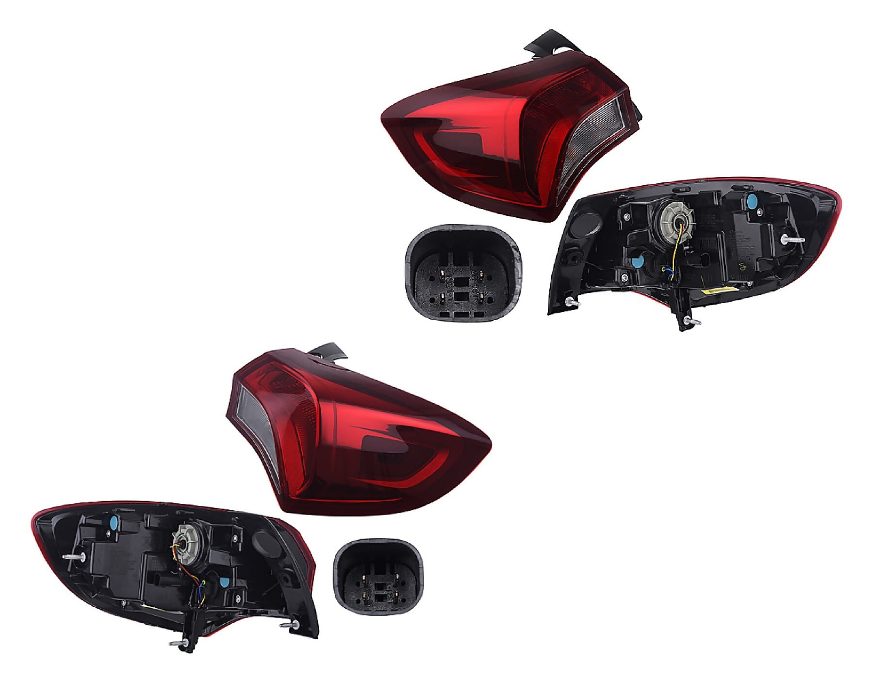 Par De Calaveras Exteriores Con Leds