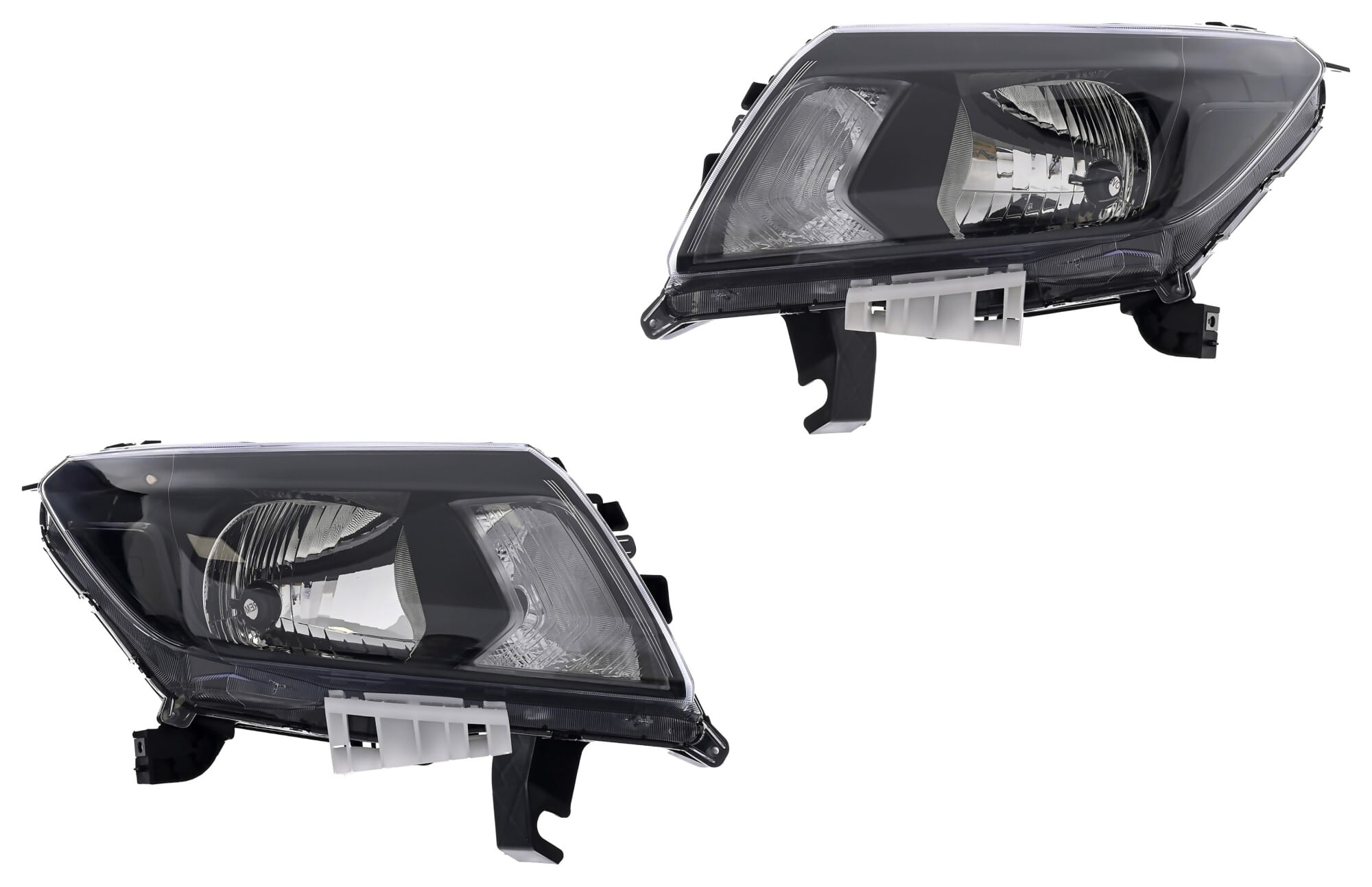 Par De Faros Fondo Negro Sin Reflejante