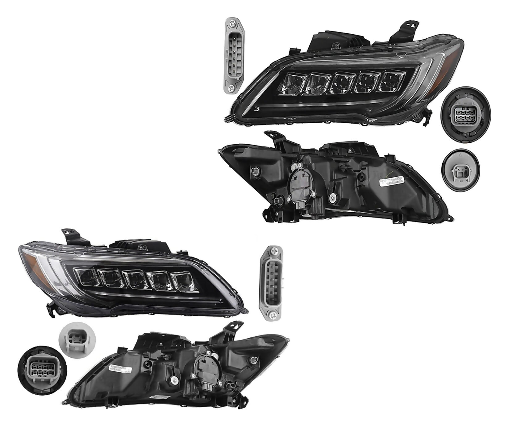 Par De Faros Con Leds
