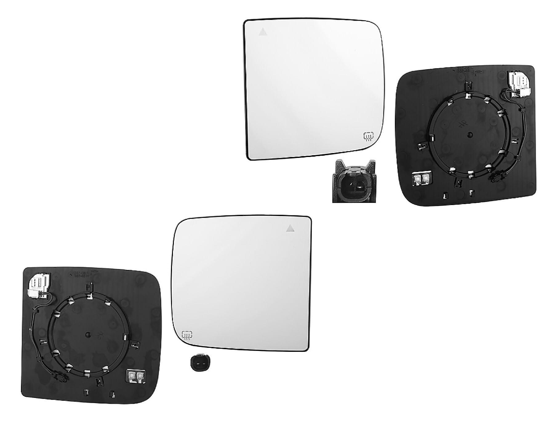 Par De Lunas Superiores Para Sensor De Proximidad Con Desempañante