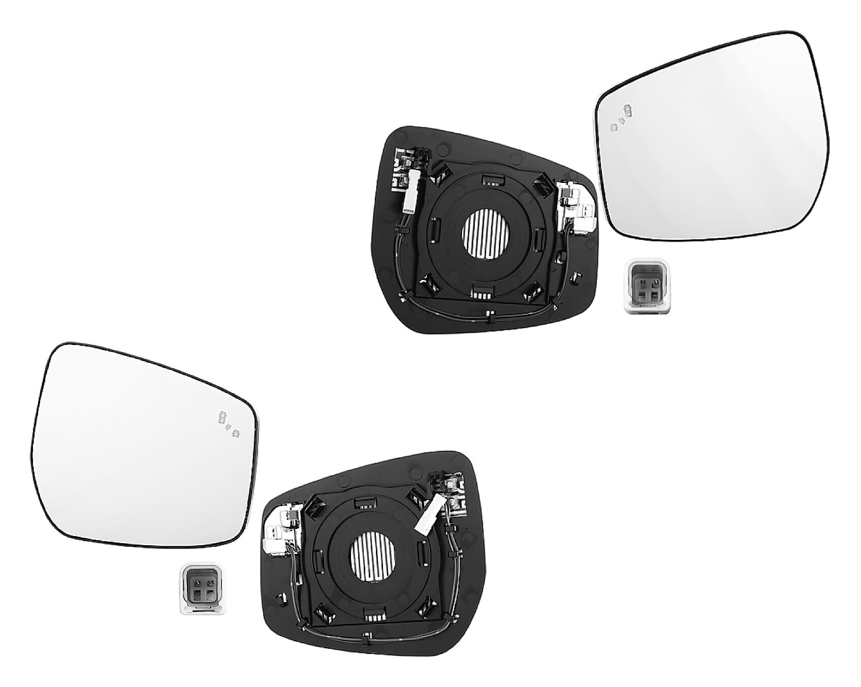 Par De Lunas Para Sensor De Proximidad Con Desempañante