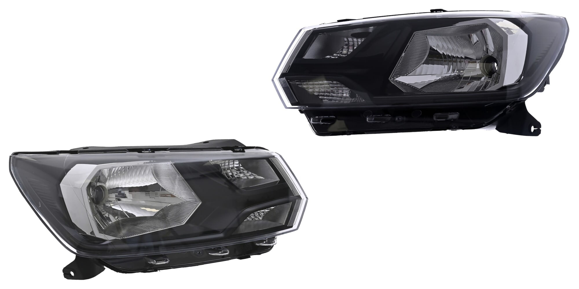 Par De Faros Filo Negro Manual Sin Foco
