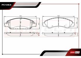 Balatas Cerámicas Delanteras