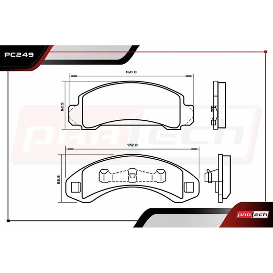 partech-balatas-ceramicas-delanteras-ford-bronco-1985-1990-bronco-ii-l4-2-3l-v6-2-8l-v6-2-9l-0 partech-balatas-ceramicas-delanteras-ford-bronco-1985-1990-bronco-ii-l4-2-3l-v6-2-8l-v6-2-9l-0
