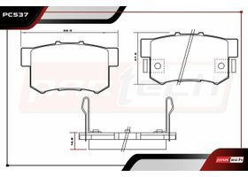 Balatas Cerámicas Traseras