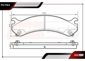 Balatas Cerámicas Delanteras