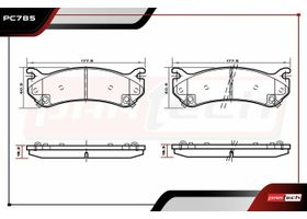 Balatas Cerámicas Delanteras