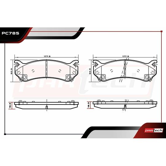 partech-balatas-ceramicas-delanteras-gmc-sierra-2004-2010-sierra-3500-0