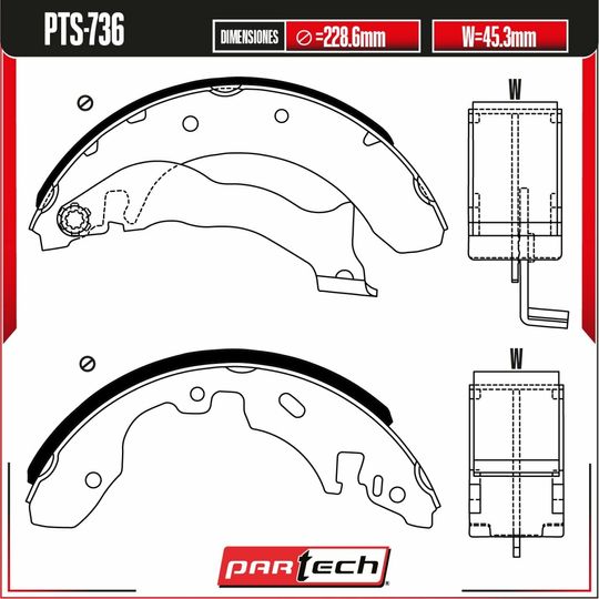 partech-zapatas-traseras-ford-courier-2001-2012-courier-l4-1-6l-0 partech-zapatas-traseras-ford-courier-2001-2012-courier-l4-1-6l-0